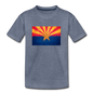 Arizona Grunge Flag - Kids' Premium T-Shirt - heather blue