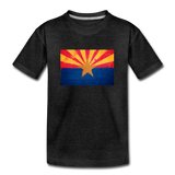 Arizona Grunge Flag - Kids' Premium T-Shirt - charcoal gray