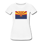 Arizona Flag - Women’s Premium T-Shirt - white