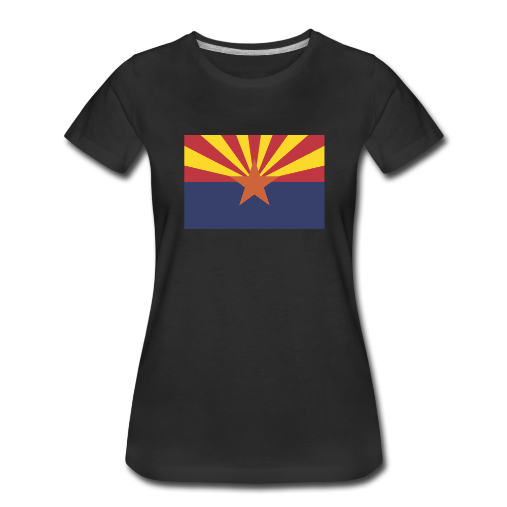 Arizona Flag - Women’s Premium T-Shirt - black