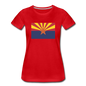 Arizona Flag - Women’s Premium T-Shirt - red