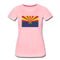 Arizona Flag - Women’s Premium T-Shirt - pink