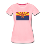 Arizona Flag - Women’s Premium T-Shirt - pink