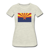 Arizona Flag - Women’s Premium T-Shirt - heather oatmeal