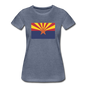 Arizona Flag - Women’s Premium T-Shirt - heather blue