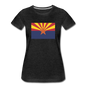 Arizona Flag - Women’s Premium T-Shirt - charcoal gray