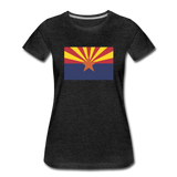 Arizona Flag - Women’s Premium T-Shirt - charcoal gray