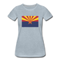 Arizona Flag - Women’s Premium T-Shirt - heather ice blue