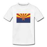 Arizona Flag - Kids' Premium T-Shirt - white