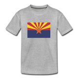 Arizona Flag - Kids' Premium T-Shirt - heather gray