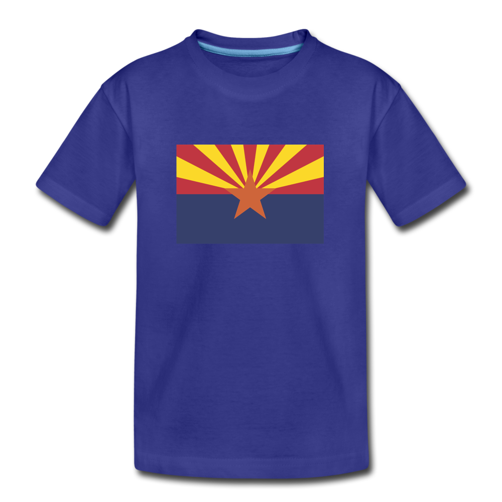 Arizona Flag - Kids' Premium T-Shirt - royal blue