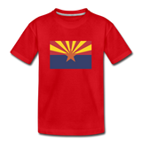 Arizona Flag - Kids' Premium T-Shirt - red