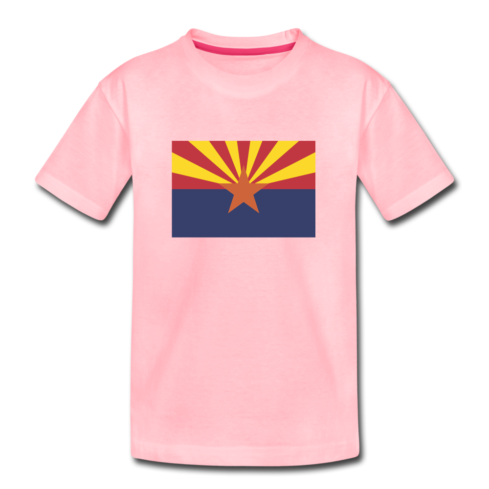 Arizona Flag - Kids' Premium T-Shirt - pink