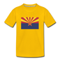 Arizona Flag - Kids' Premium T-Shirt - sun yellow