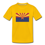 Arizona Flag - Kids' Premium T-Shirt - sun yellow