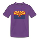 Arizona Flag - Kids' Premium T-Shirt - purple