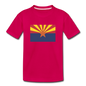 Arizona Flag - Kids' Premium T-Shirt - dark pink