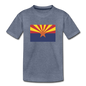 Arizona Flag - Kids' Premium T-Shirt - heather blue