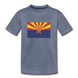 Arizona Flag - Kids' Premium T-Shirt - heather blue