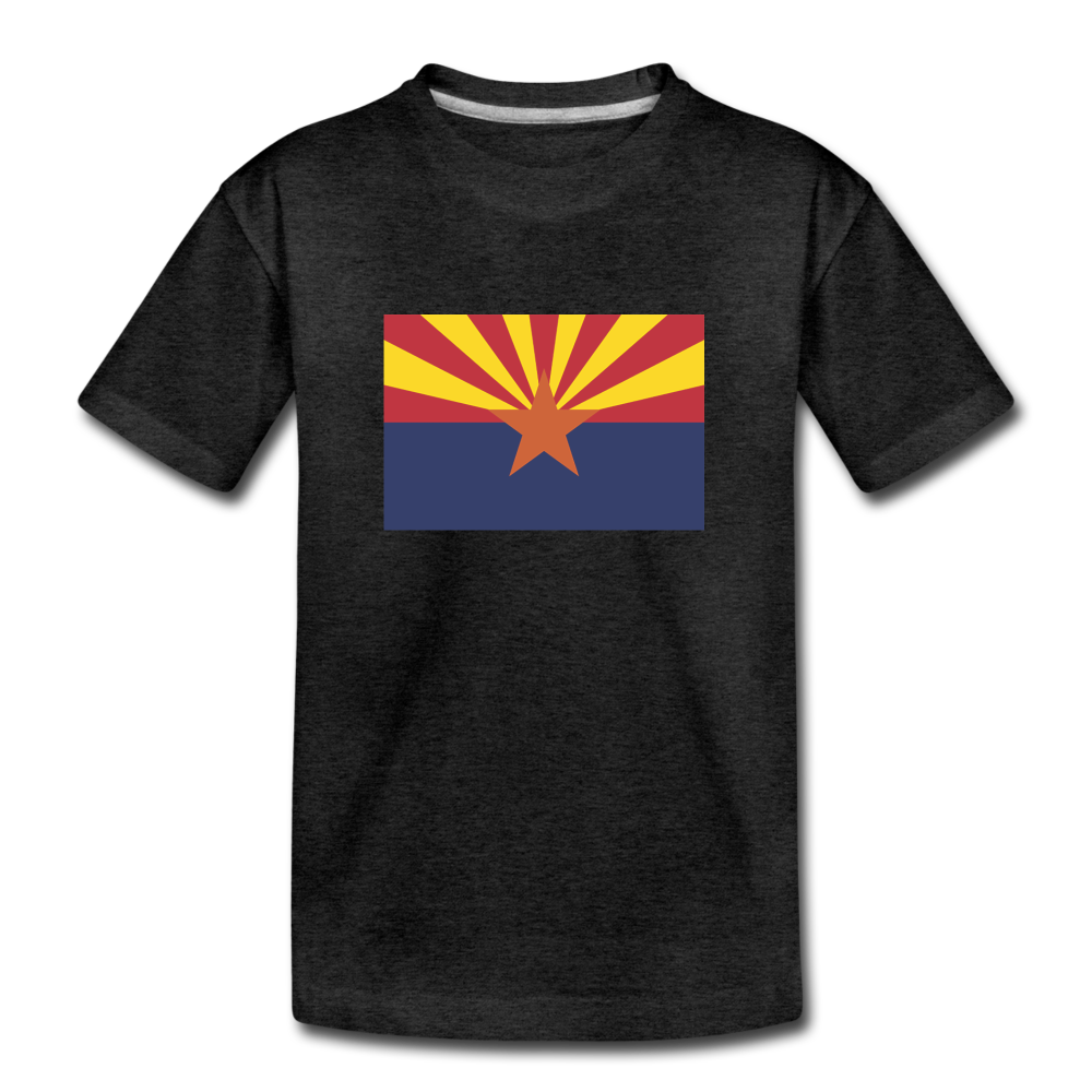 Arizona Flag - Kids' Premium T-Shirt - charcoal gray