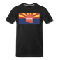 Arizona Info Map - Men's Premium T-Shirt - black