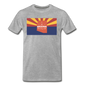 Arizona Info Map - Men's Premium T-Shirt - heather gray