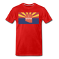 Arizona Info Map - Men's Premium T-Shirt - red