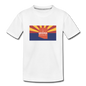 Arizona Info Map - Kids' Premium T-Shirt - white