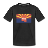 Arizona Info Map - Kids' Premium T-Shirt - black