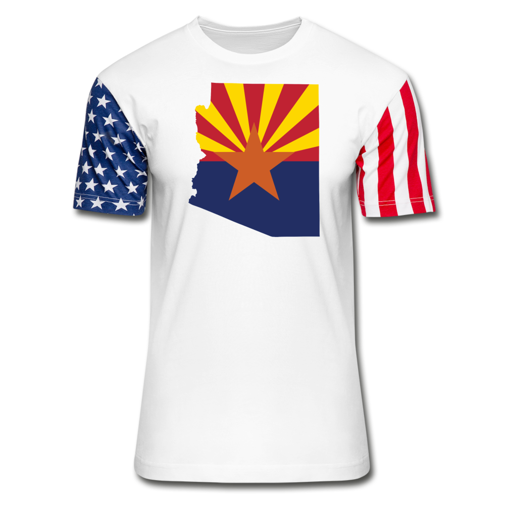 Arizona - Stars & Stripes T-Shirt - white