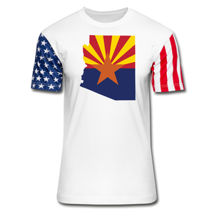 Arizona - Stars & Stripes T-Shirt - white