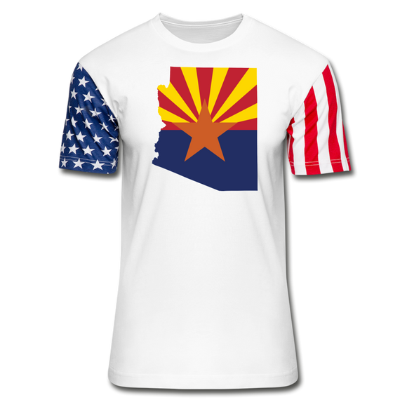 Arizona - Stars & Stripes T-Shirt - white