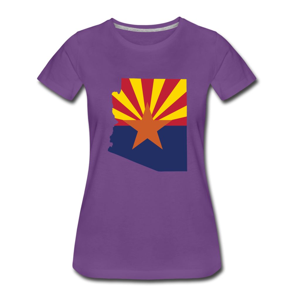 Arizona - Women’s Premium T-Shirt - purple