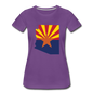 Arizona - Women’s Premium T-Shirt - purple