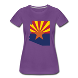 Arizona - Women’s Premium T-Shirt - purple