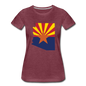 Arizona - Women’s Premium T-Shirt - heather burgundy