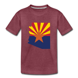 Arizona - Kids' Premium T-Shirt - heather burgundy