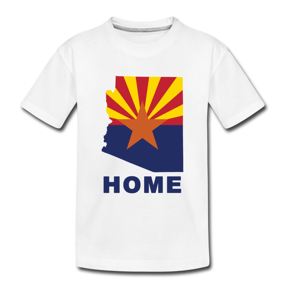 Arizona "HOME" - Kids' Premium T-Shirt - white