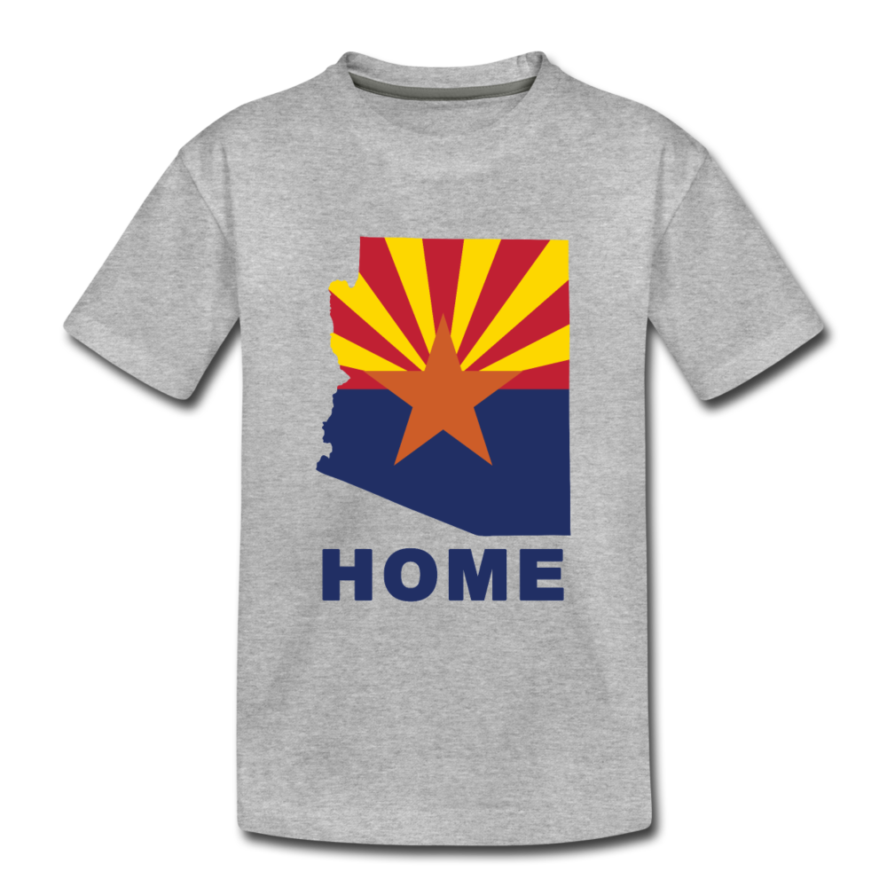 Arizona "HOME" - Kids' Premium T-Shirt - heather gray