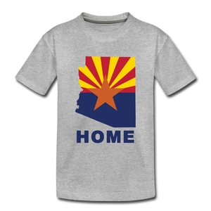 Arizona "HOME" - Kids' Premium T-Shirt - heather gray