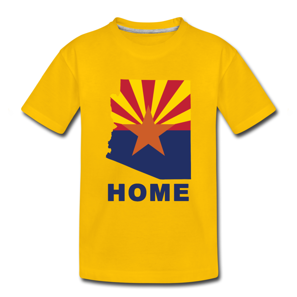 Arizona "HOME" - Kids' Premium T-Shirt - sun yellow