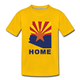 Arizona "HOME" - Kids' Premium T-Shirt - sun yellow
