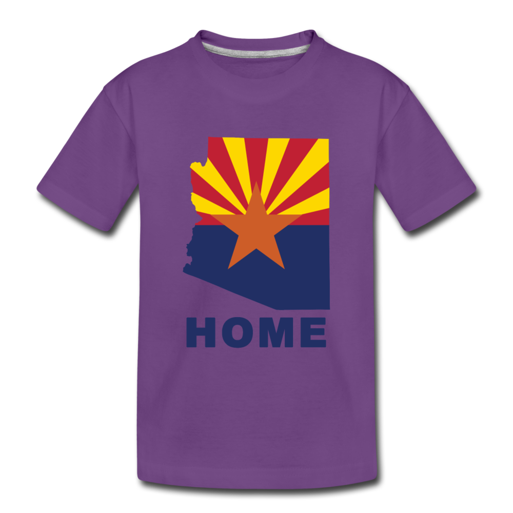 Arizona "HOME" - Kids' Premium T-Shirt - purple