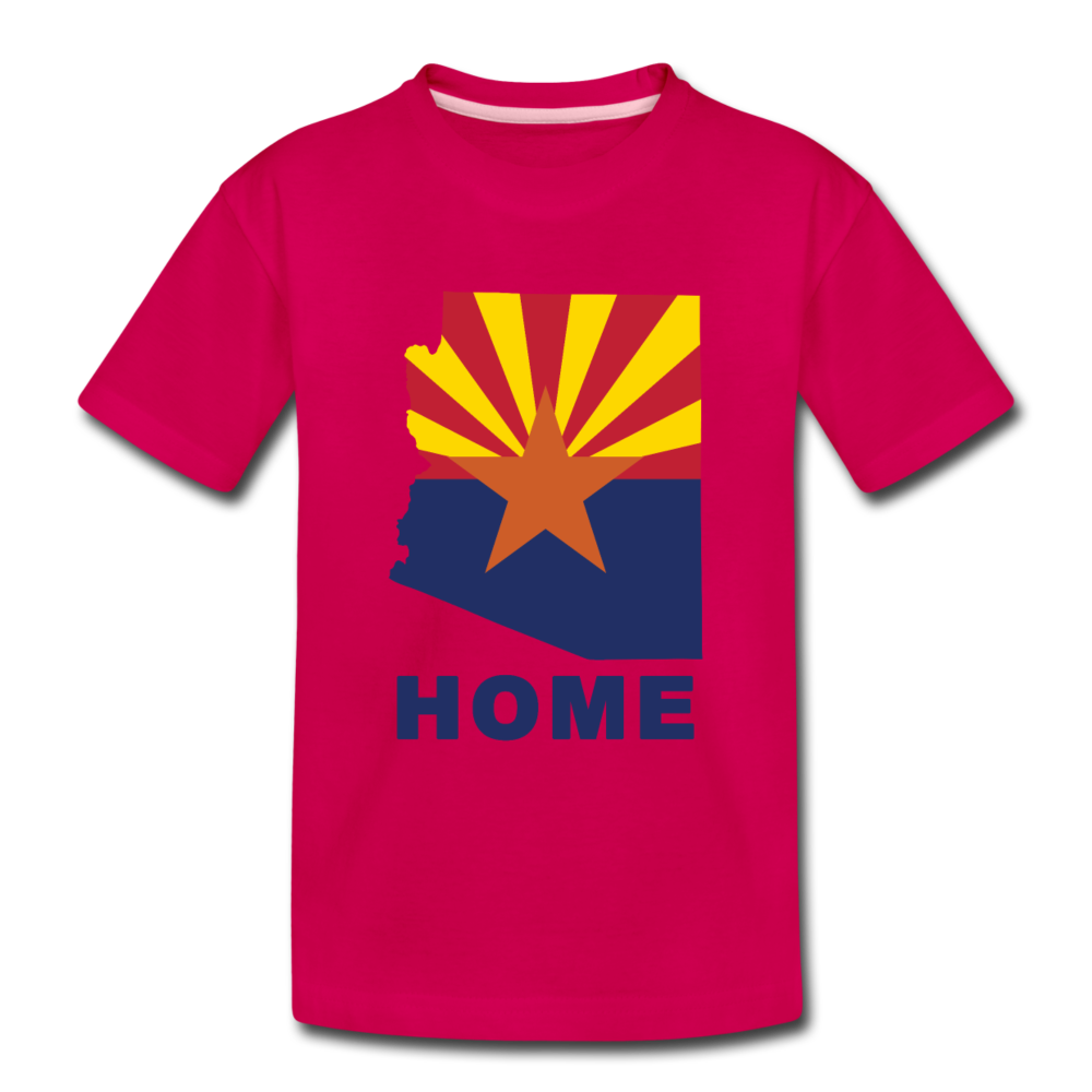 Arizona "HOME" - Kids' Premium T-Shirt - dark pink