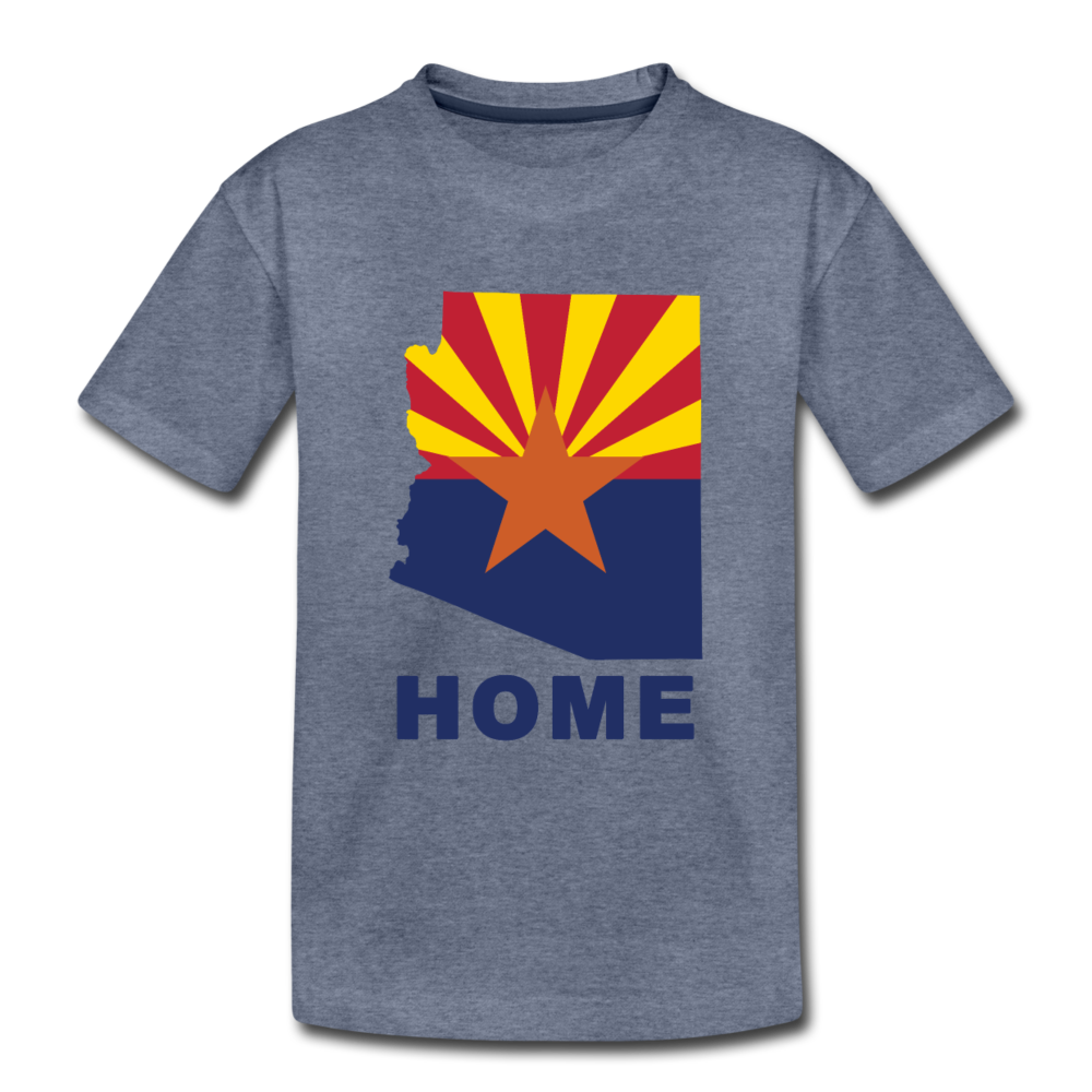 Arizona "HOME" - Kids' Premium T-Shirt - heather blue