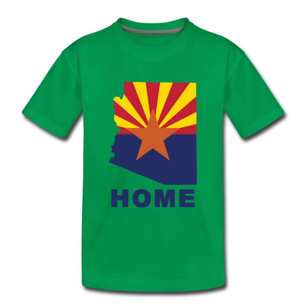 Arizona "HOME" - Kids' Premium T-Shirt - kelly green