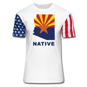 Arizona "NATIVE" - Stars & Stripes T-Shirt - white