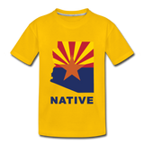 Arizona "NATIVE" - Kids' Premium T-Shirt - sun yellow