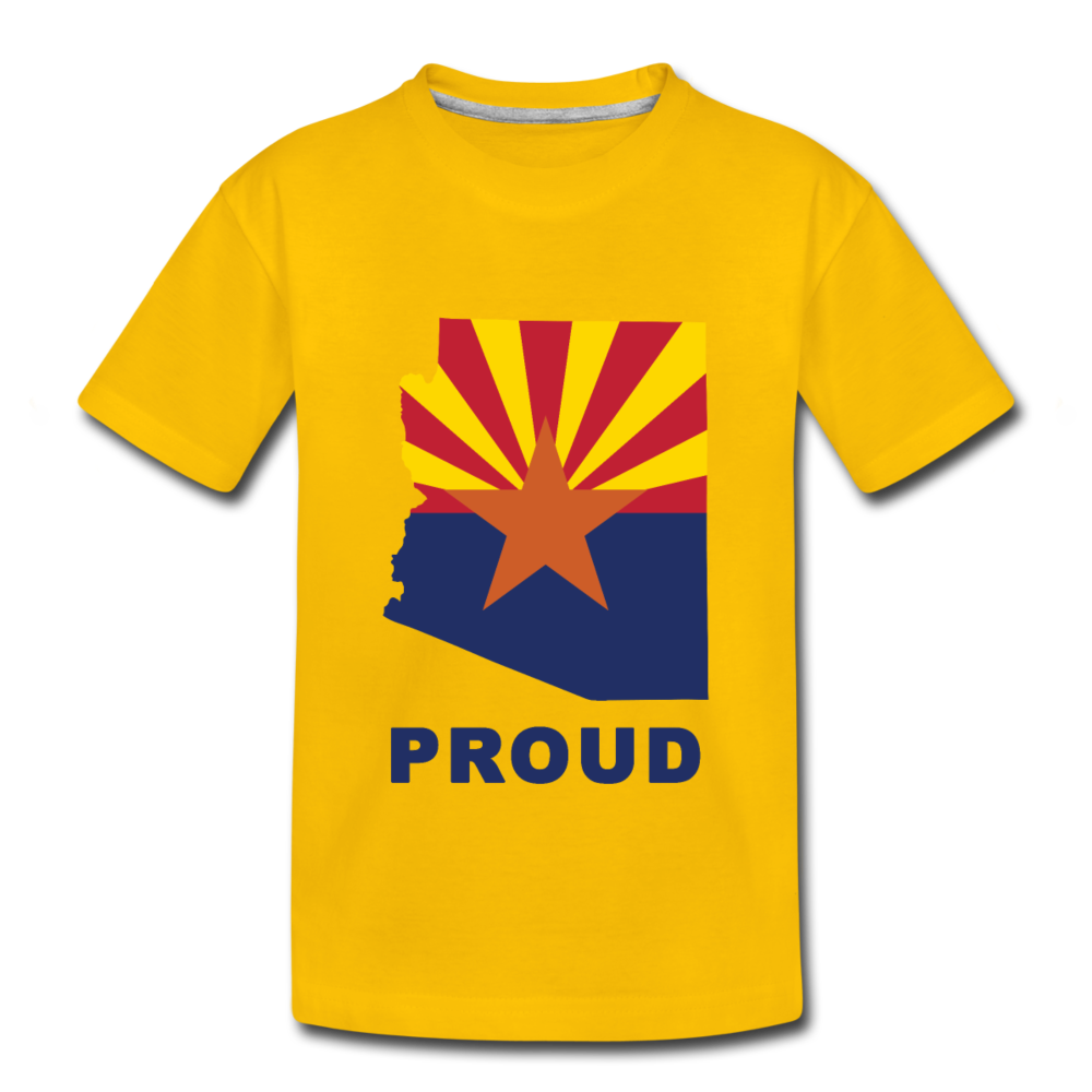 Arizona "PROUD" - Kids' Premium T-Shirt - sun yellow