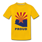 Arizona "PROUD" - Kids' Premium T-Shirt - sun yellow